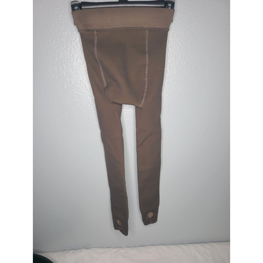 High Rise Leggings Dance Ballet Athletic, Opening For Heel Fleece Lined